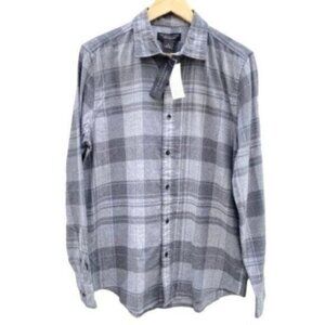 Mens Grey Plaid Button Down Shirt New The Men's Store Bloomingdale's
